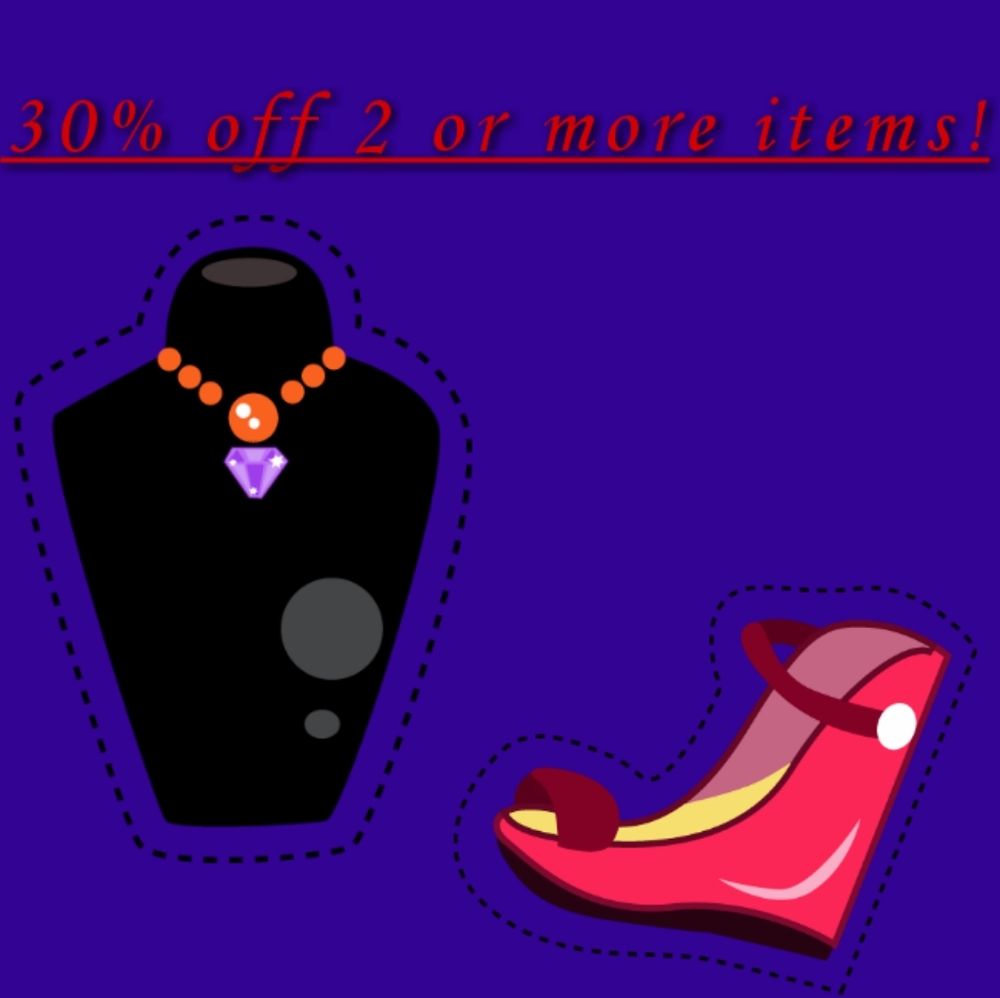 30% off on 2 or more items!